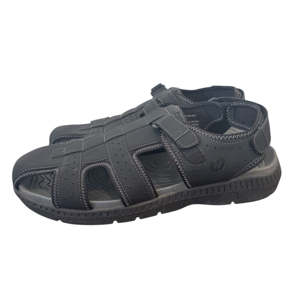 Nunn Bush Rio Bravo Fisherman Closed Toe Mens Sandals Black Size 13W Outdoor
